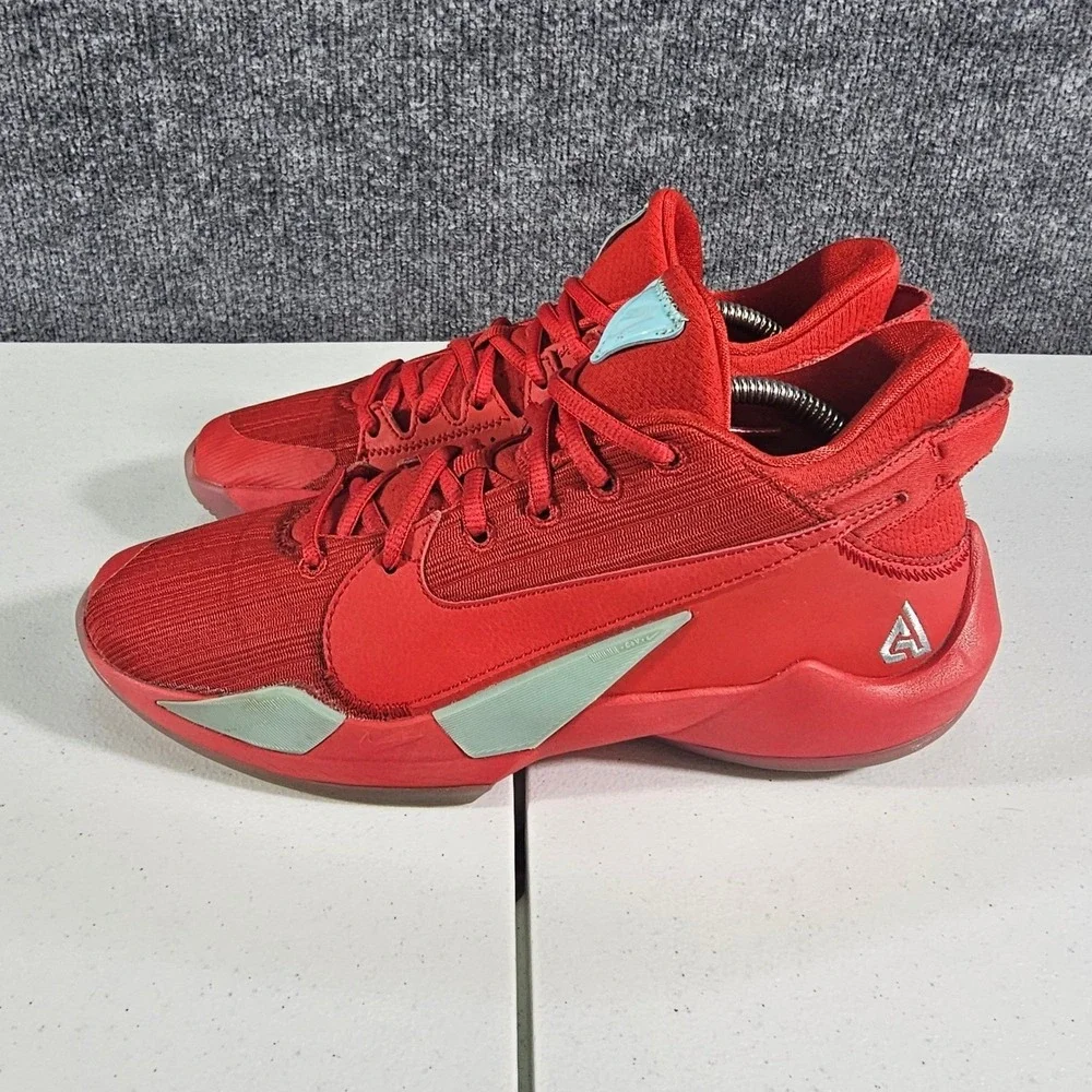 Nike Zoom‎ Freak 2 GS University Red Giannis Size 7Y Youth Sneakers CN8574-605